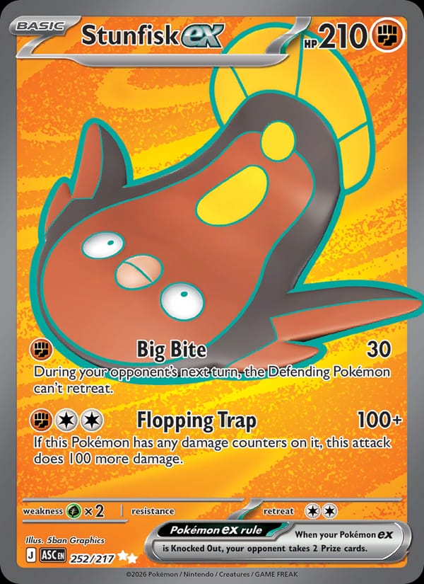 Stunfisk ex card image