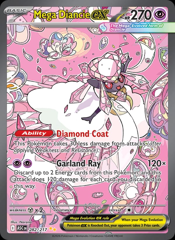 Mega Diancie ex card image