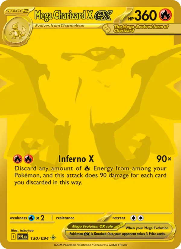 Mega Charizard X ex card image