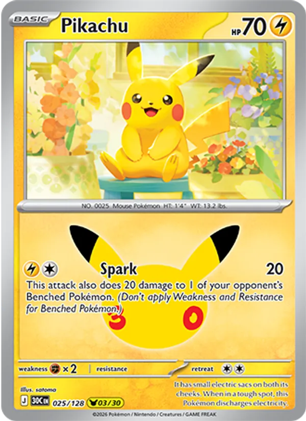 Pikachu card image