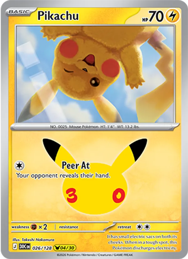 Pikachu card image