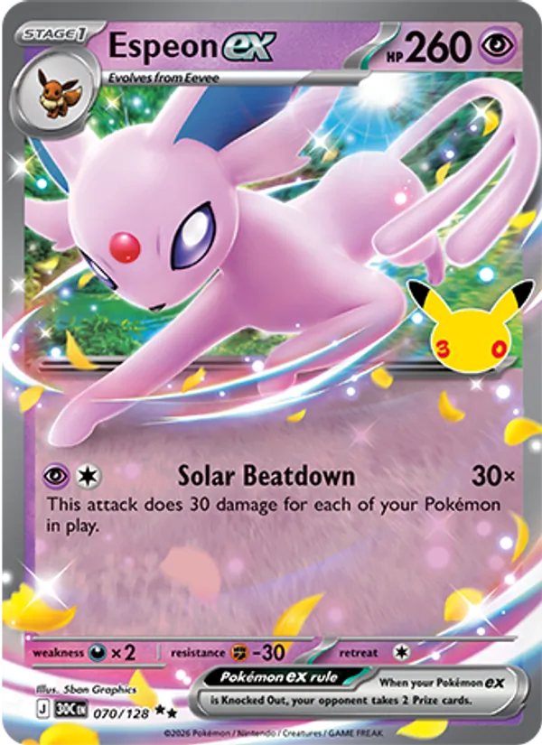 Espeon ex card image