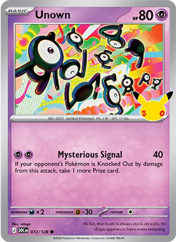 Unown card image