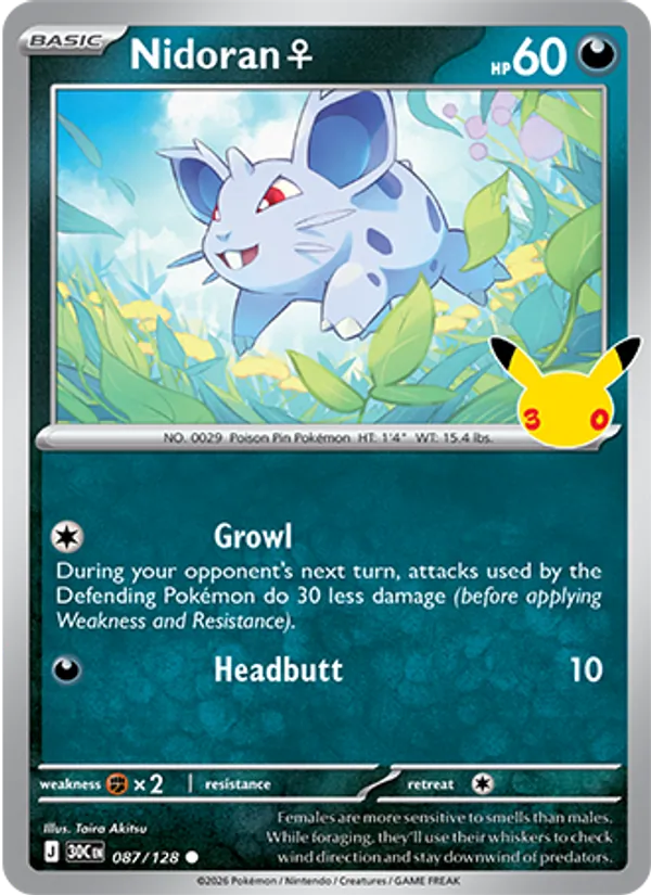 Nidoran♀ card image