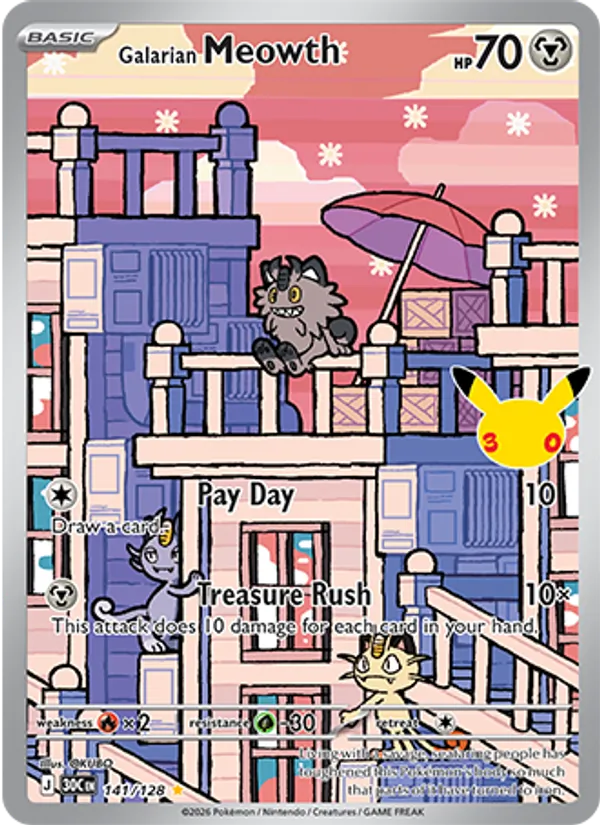 Galarian Meowth card image