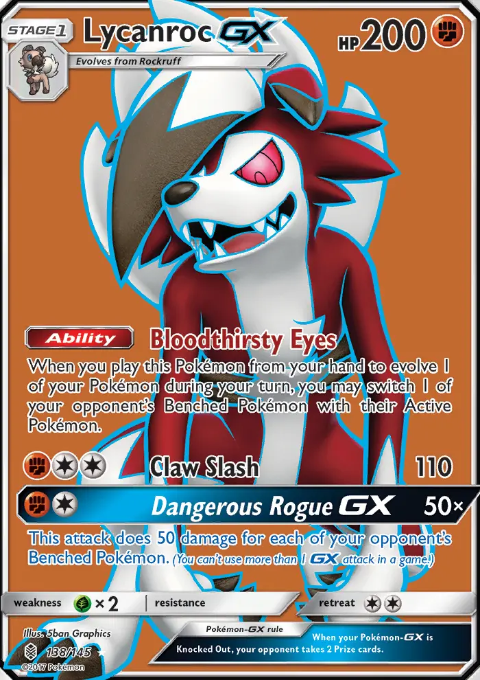 Lycanroc GX card image