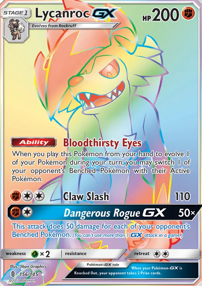 Lycanroc GX card image