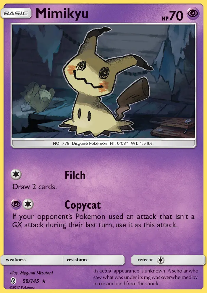 Mimikyu card image