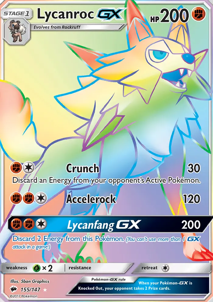 Lycanroc GX card image