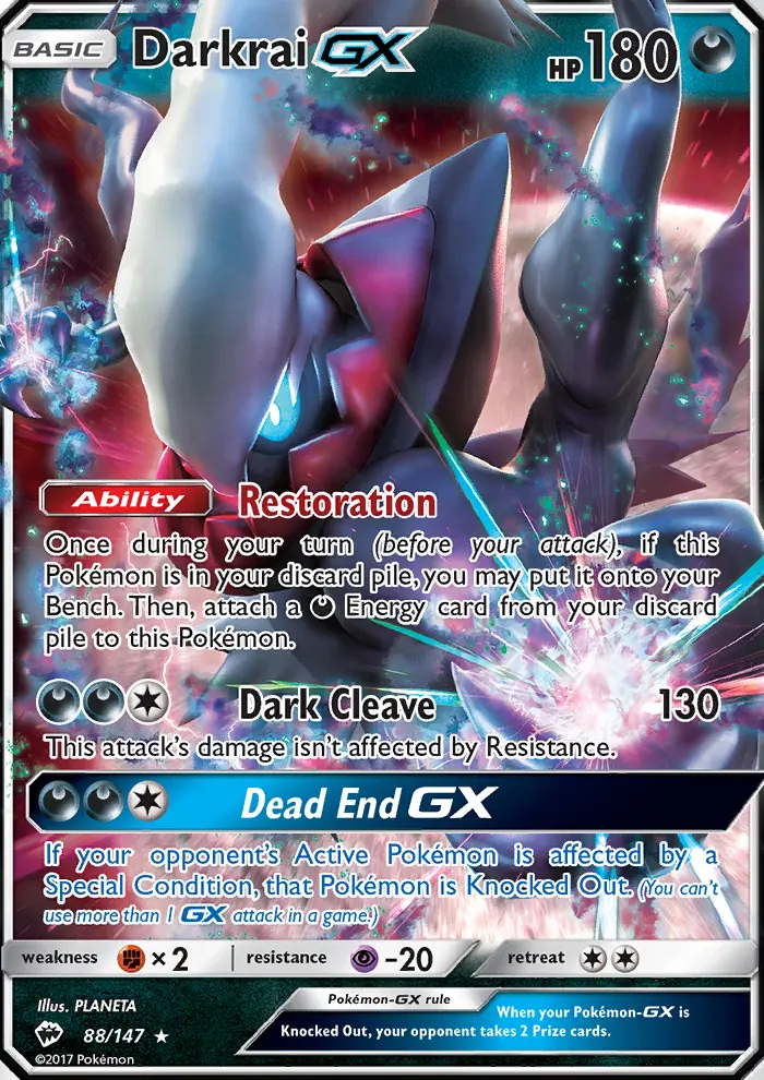 Darkrai GX card image