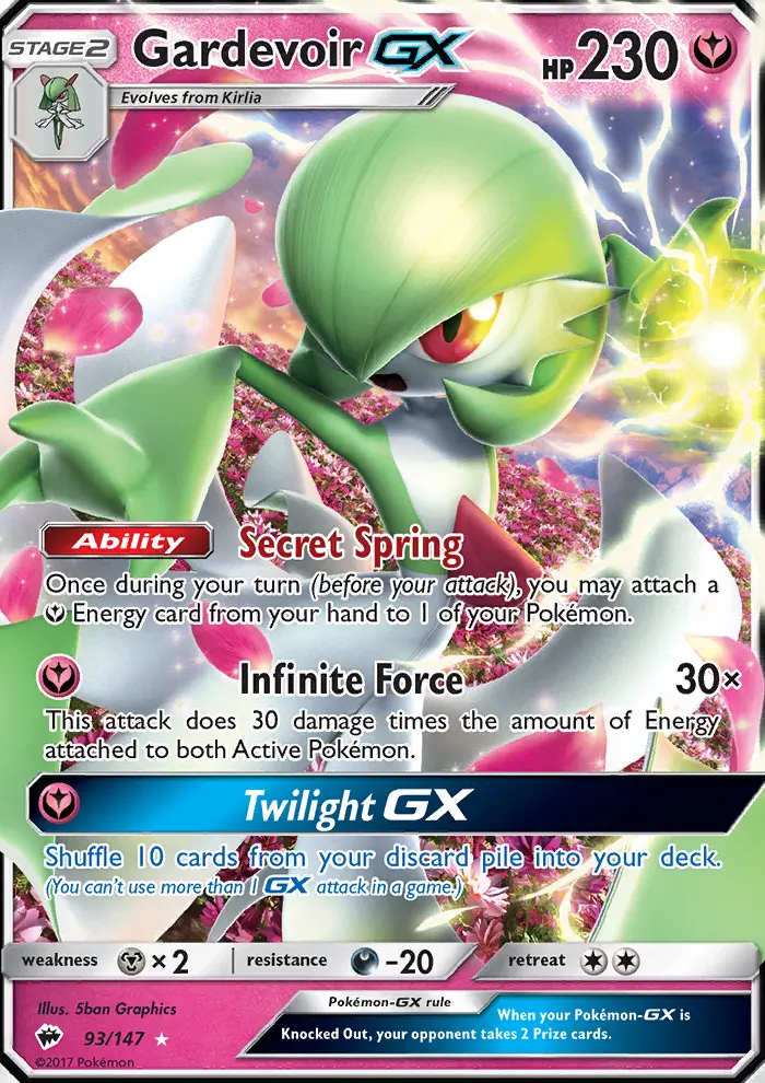 Gardevoir GX card image