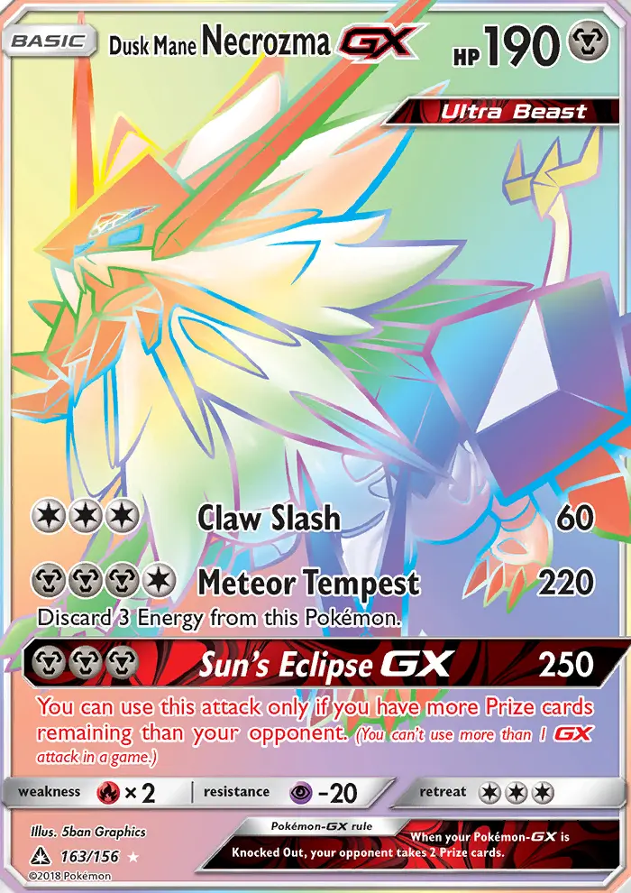 Dusk Mane Necrozma GX card image