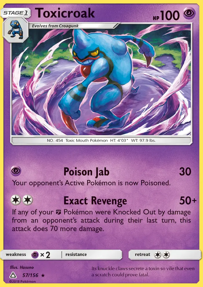 Toxicroak card image