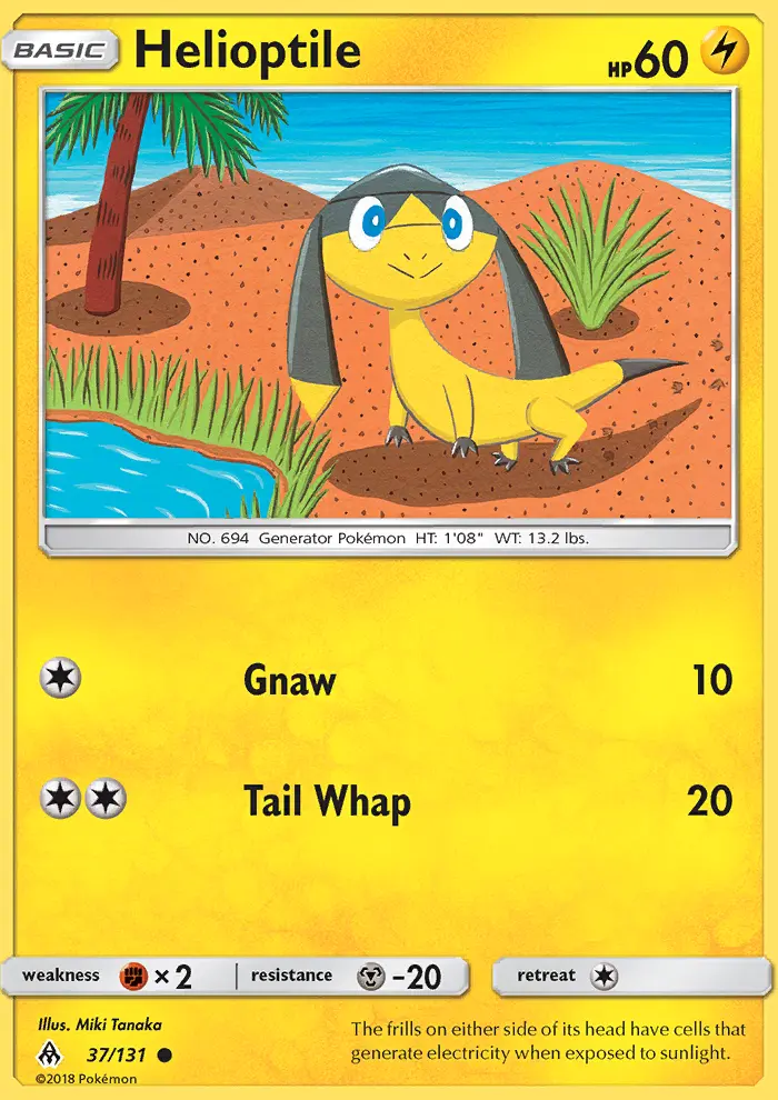 Helioptile card image