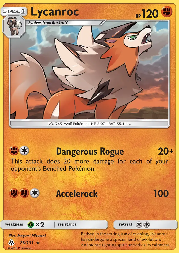 Lycanroc card image