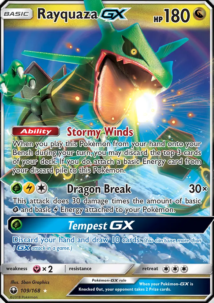 Rayquaza GX card image