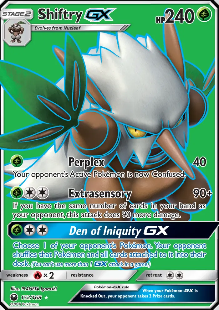 Shiftry GX card image