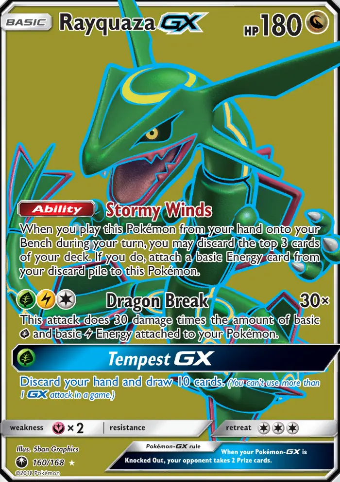 Rayquaza GX card image