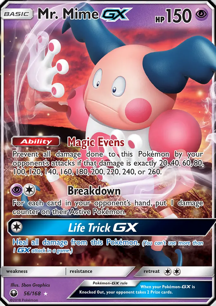 Mr. Mime GX card image