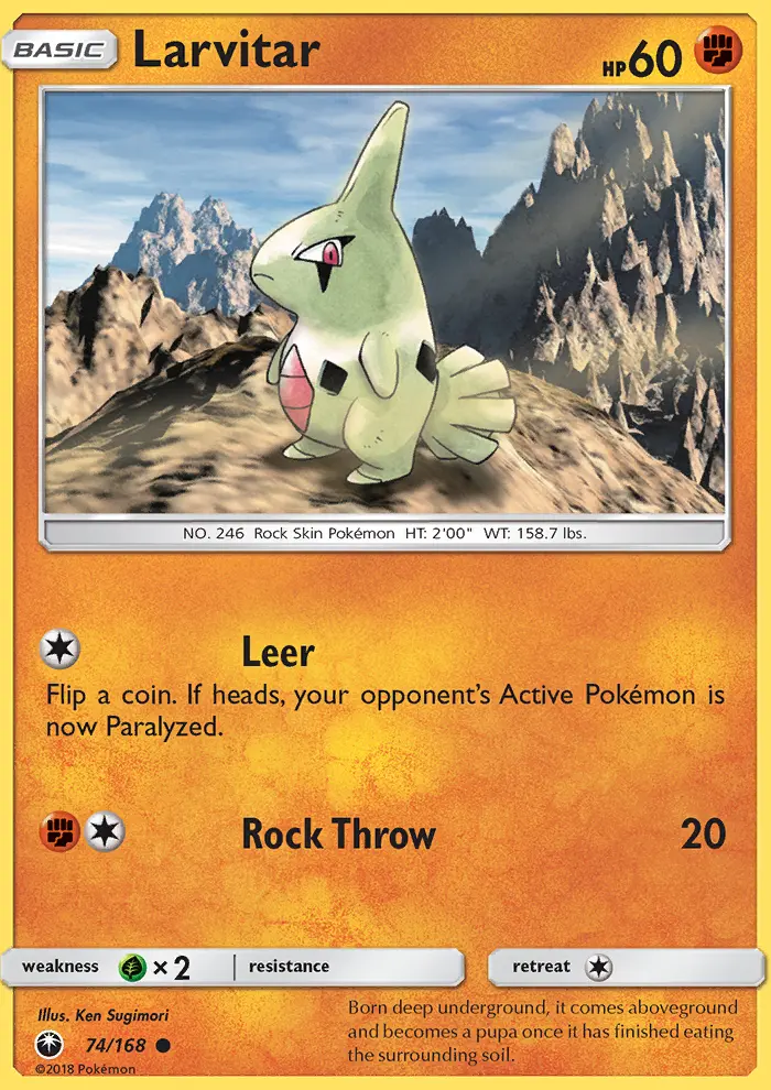 Larvitar card image