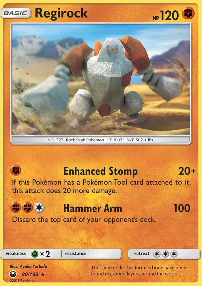 Regirock card image