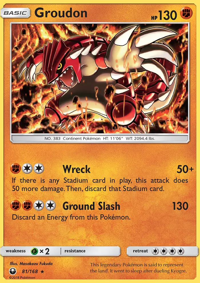 Groudon card image
