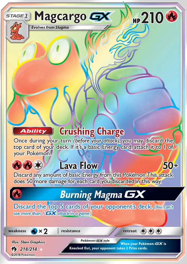 Magcargo GX card image
