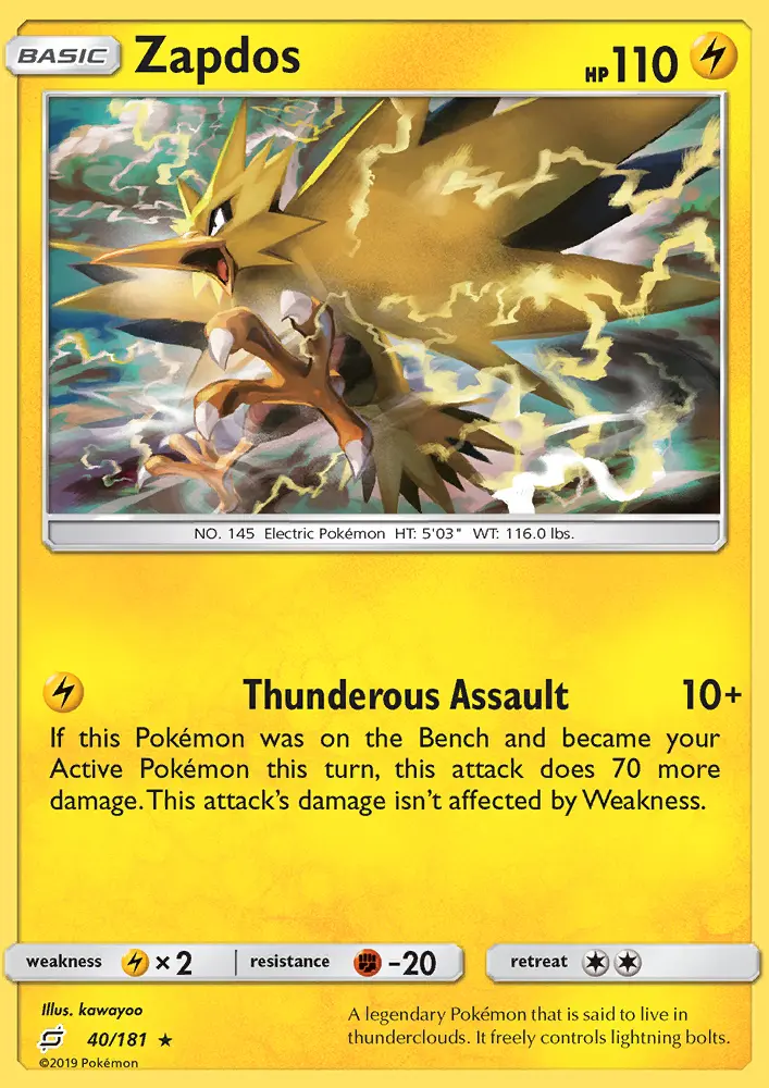 Zapdos card image