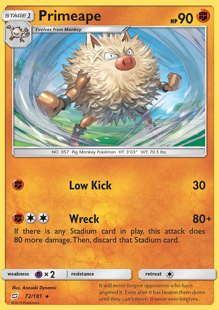 Primeape card image