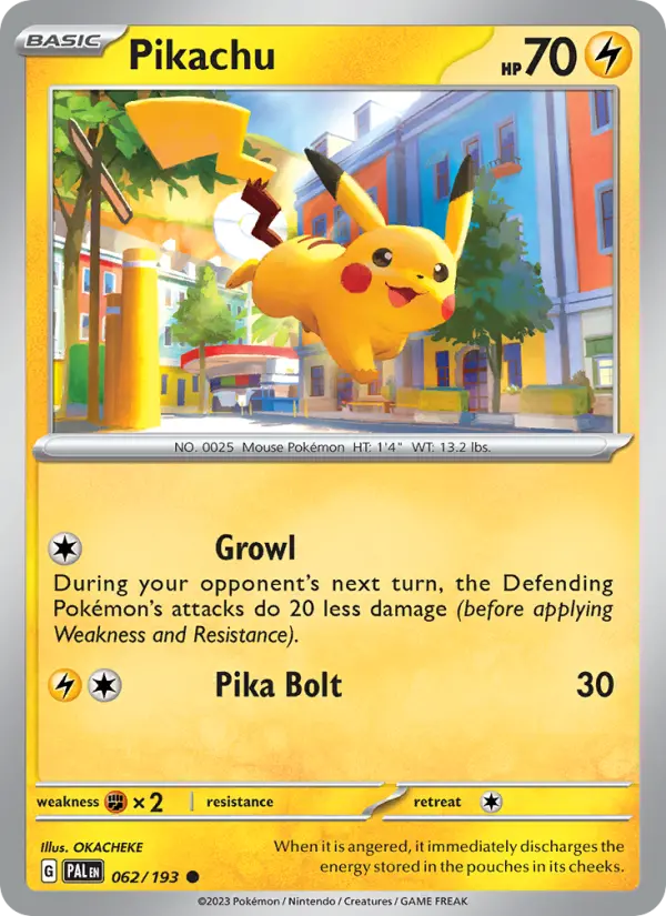 Pikachu card image