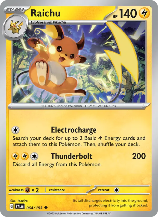 Raichu card image