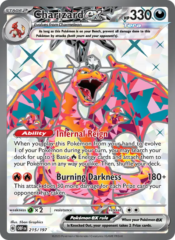 Charizard ex card image