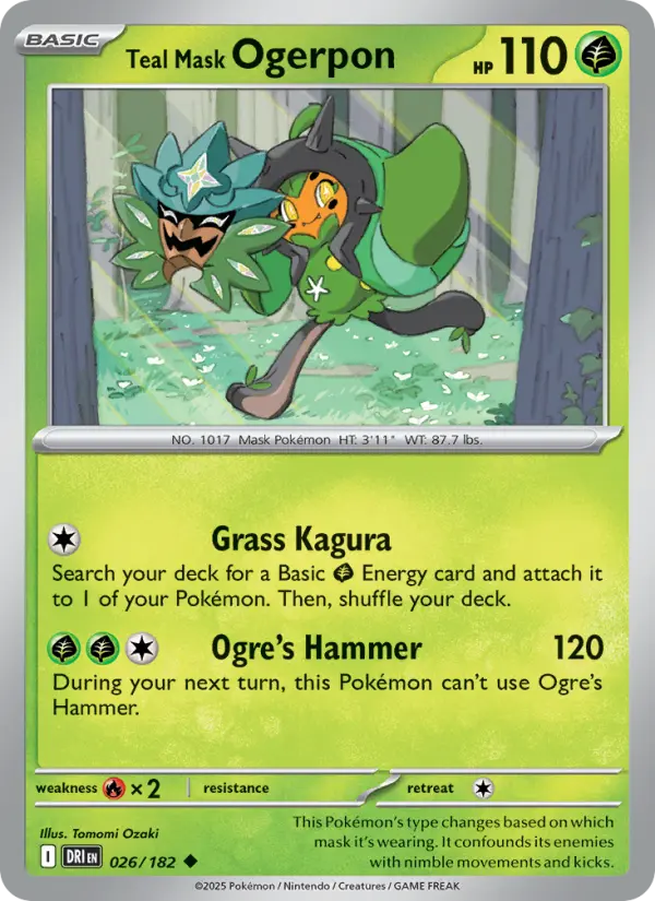Teal Mask Ogerpon card image