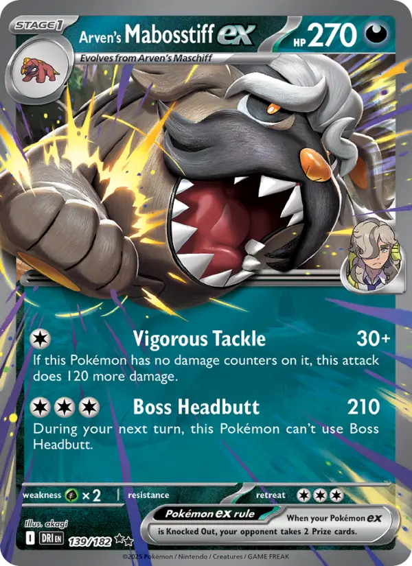 Arven's Mabosstiff ex card image