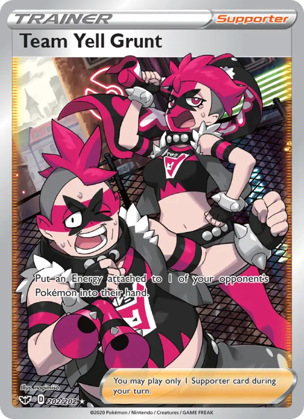 Team Yell Grunt card image