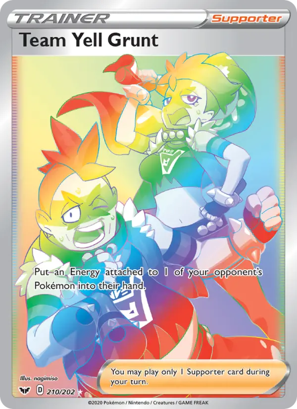 Team Yell Grunt card image