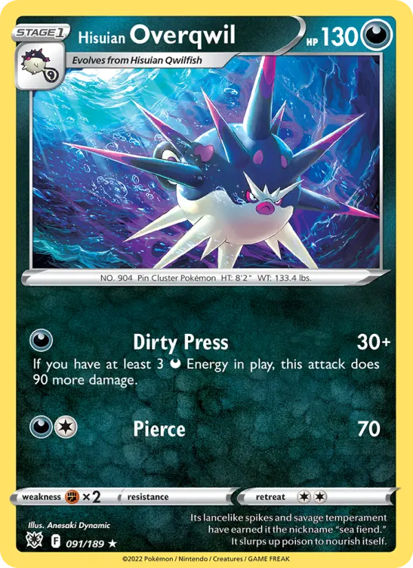 Hisuian Overqwil card image