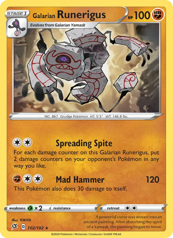 Galarian Runerigus card image
