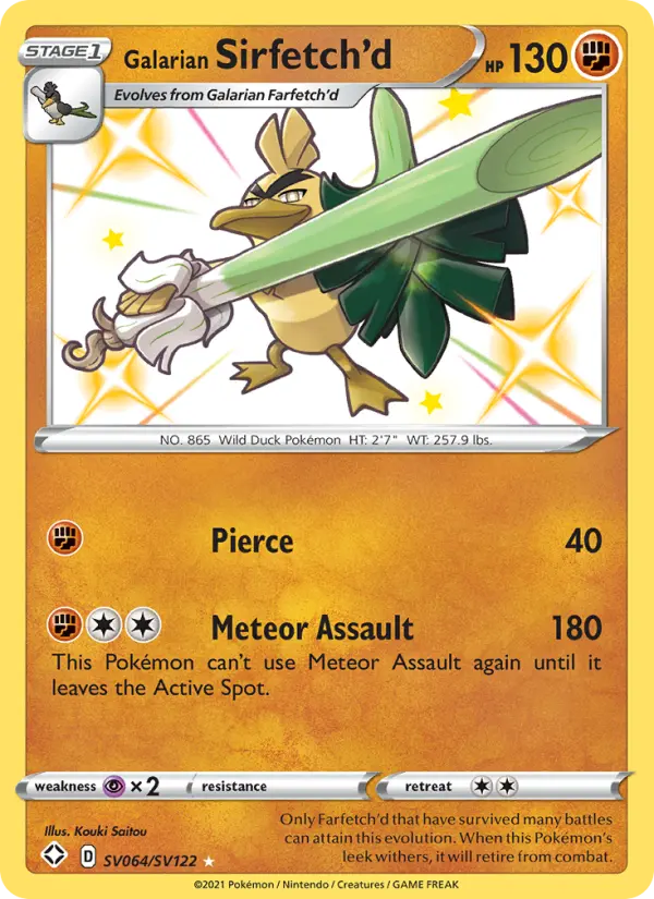 Galarian Sirfetch'd card image