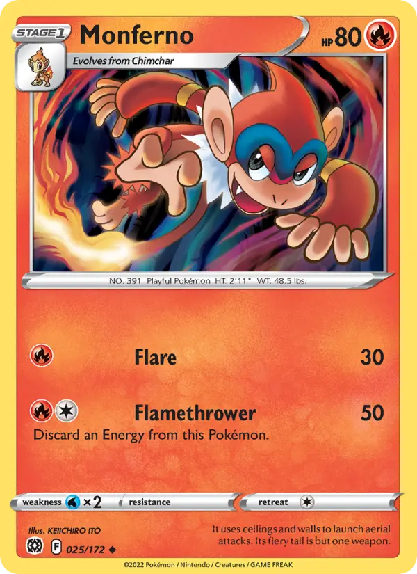 Monferno card image