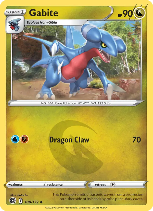 Gabite card image