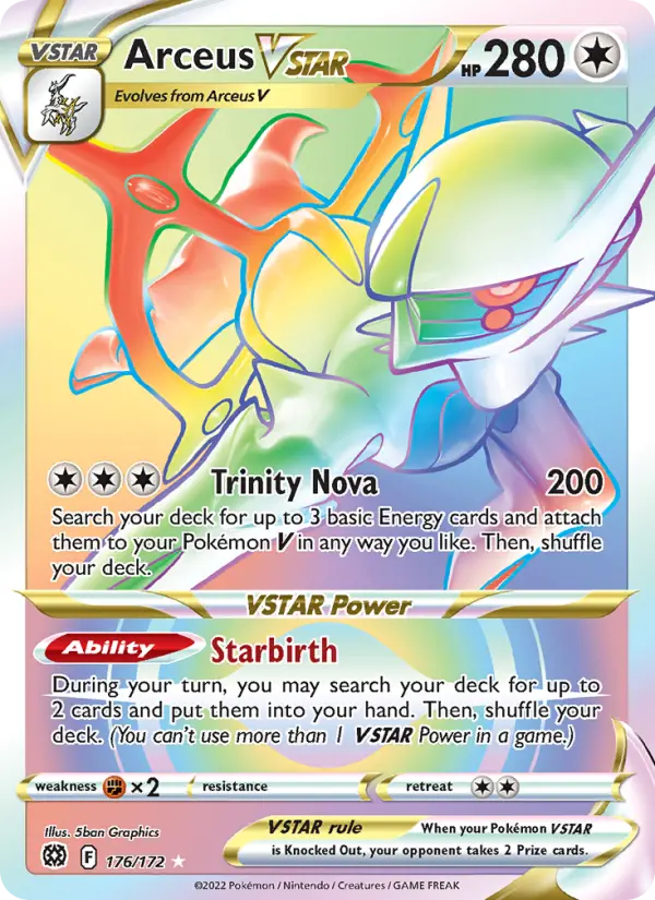 Arceus VSTAR card image