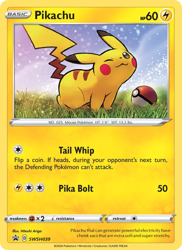 Pikachu card image
