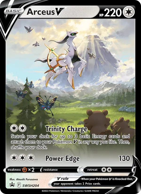 Arceus V card image
