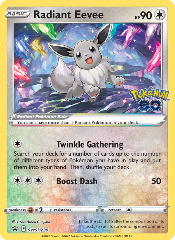 Radiant Eevee card image