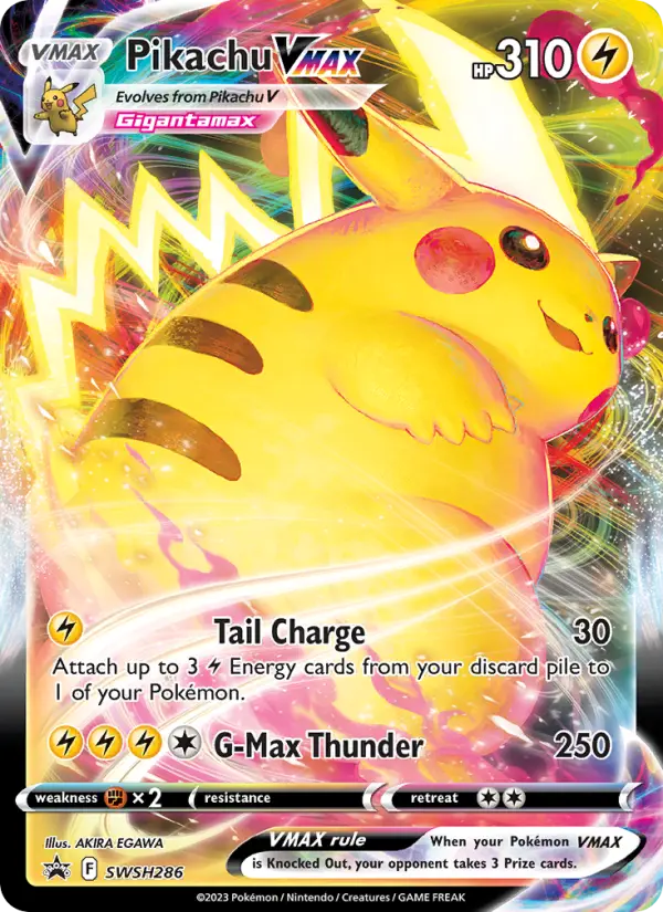 Pikachu VMAX card image