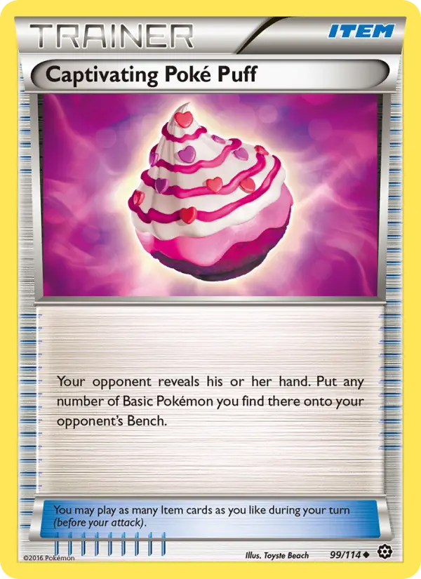 Captivating Poké Puff card image