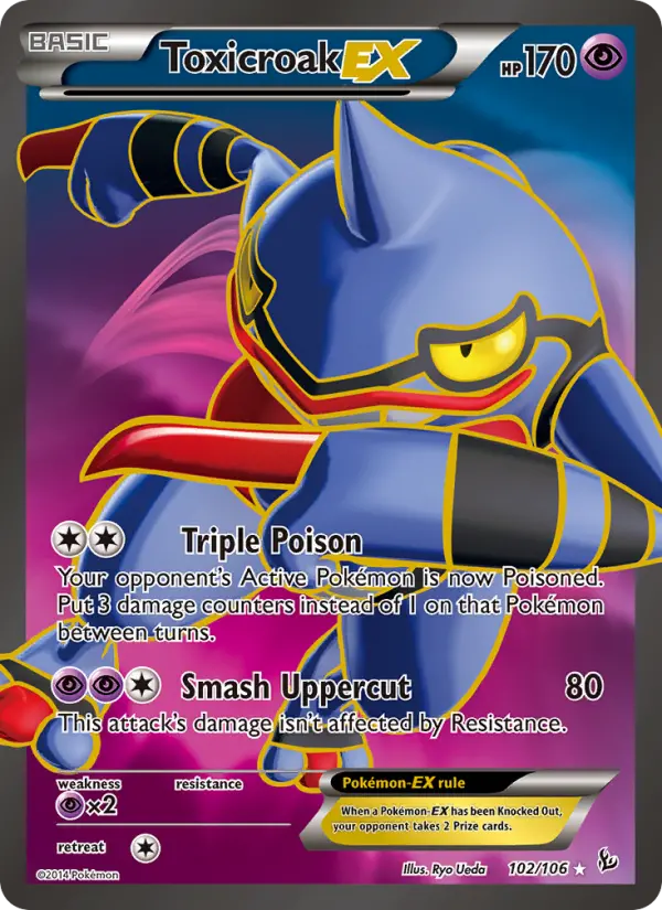 Toxicroak EX card image