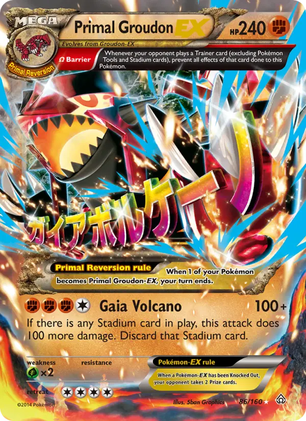 Primal Groudon EX card image