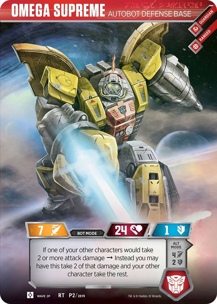 Omega Supreme - Autobot Defense Base card image